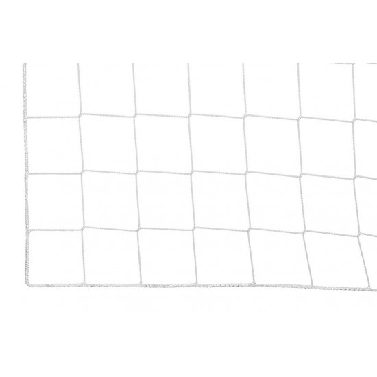 Plasa pentru poarta de fotbal alb 7.5m x 2.5m - fir 4mm -1072-02